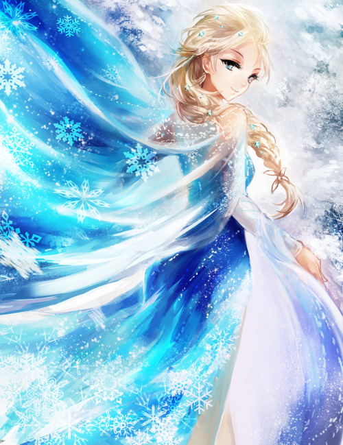 Fan-arts de La Reine des Neiges (trouvés sur internet) - Page 14 Tumblr_n0puxjne9o1rddrono1_500