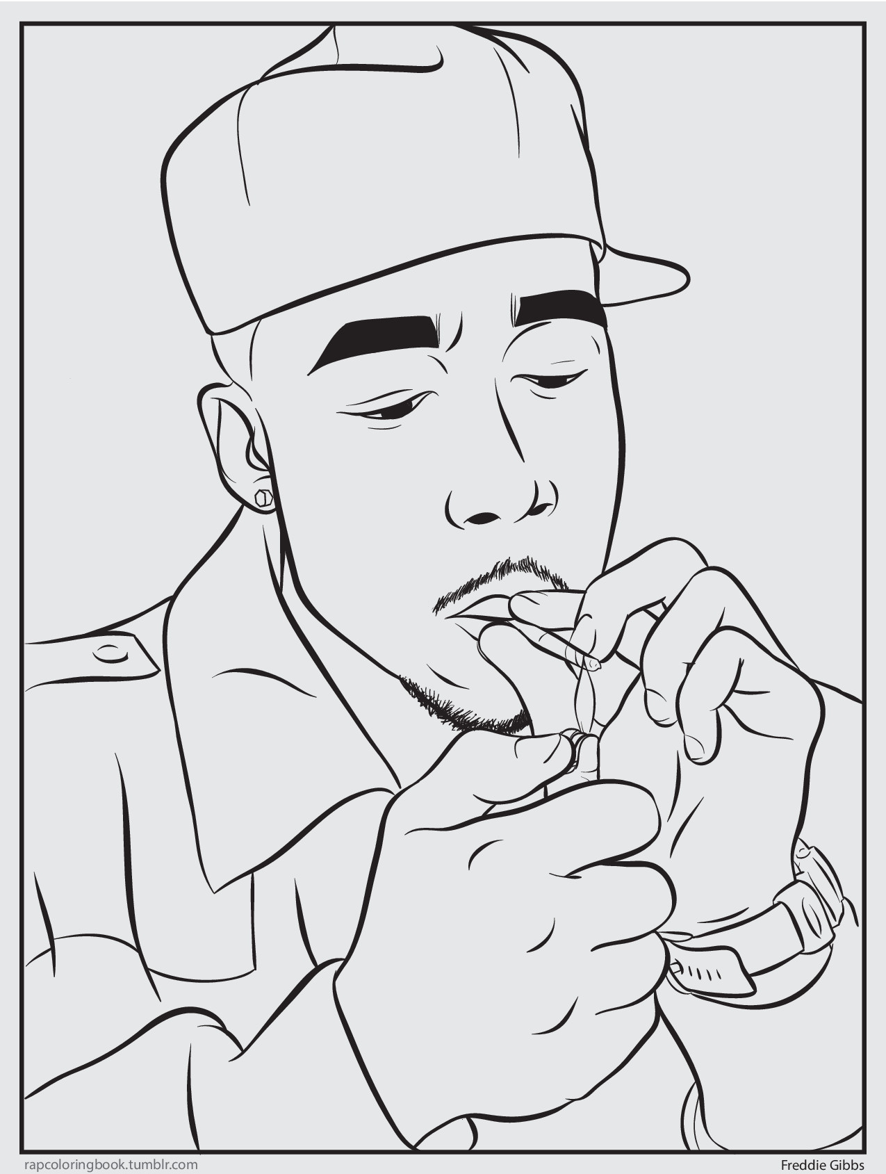 gangsta rap coloring pages - photo #33