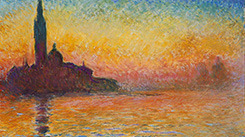 Sunset in Venice by Claude Monet