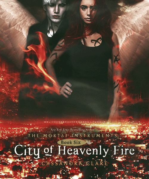 weliveandbreathewords: City of Heavenly Fire fanmade cover - Jonathan and Clary 