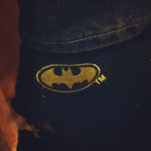 My new Bat socks. #Batman #BattyForMyFooty