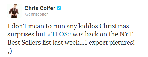 Chris Colfer Tweets - Page 26 Tumblr_mxpuh1dDxX1qe476yo1_500
