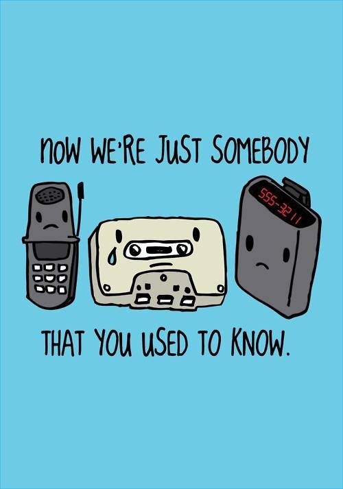 now we're just somebody... [PIC]