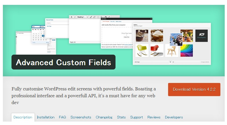 WordPress&#160;› Advanced Custom Fields «&#160;WordPress Plugins