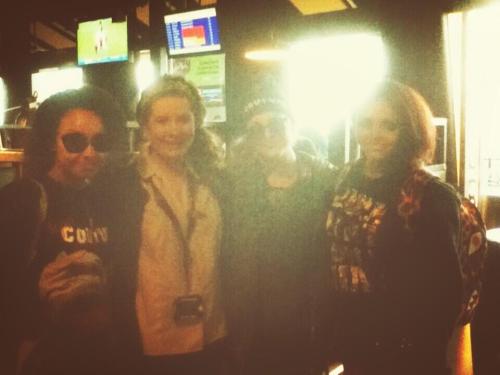 The girls at the Cork airport today.