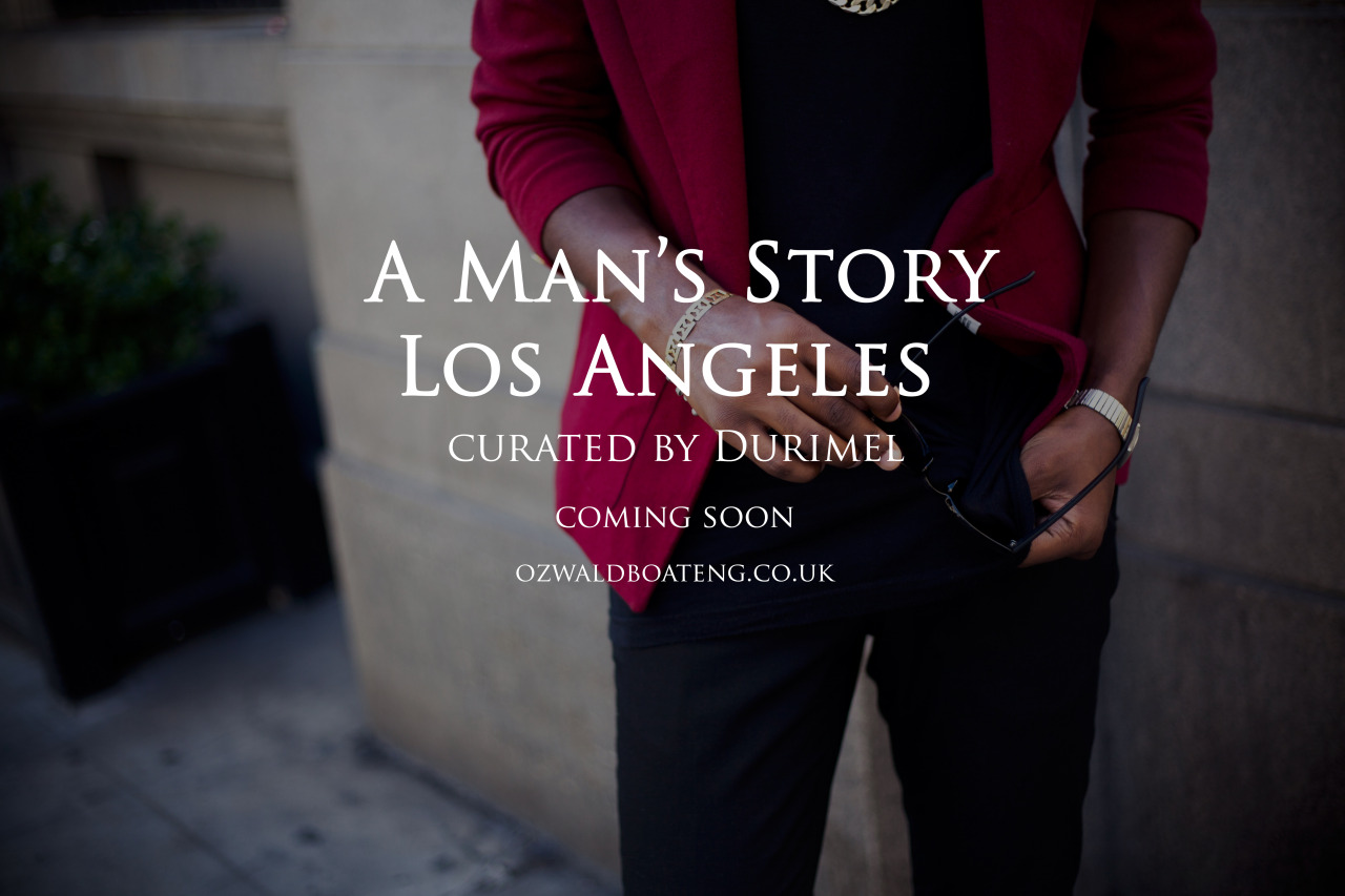 Glad to announce our collaboration with  British designer Ozwald Boateng. We were asked to photograph different  men for their &#8220;A Man&#8217;s story&#8221; campaign to showcase the menswear culture in Los Angeles. We&#8217;ve been working on this for a few months now and we&#8217;re excited to finally share it with you lads! The project will soon be live at http://Ozwaldboateng.co.uk