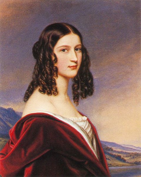 Year 1843 Friederike von Gumppenberg