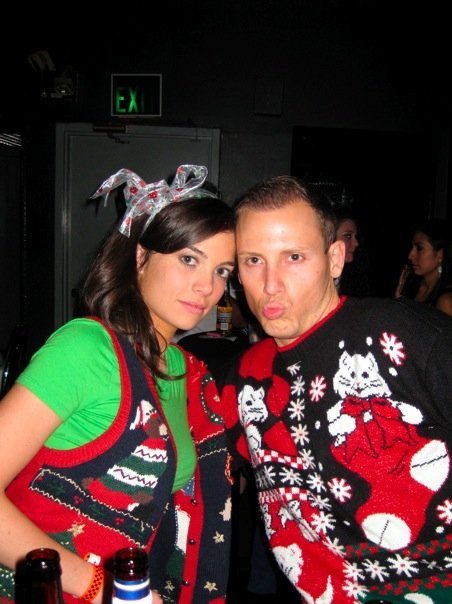 welcome to the week of christmas duckface! like the ugly christmas sweater wasn&#8217;t making him look stupid enough,