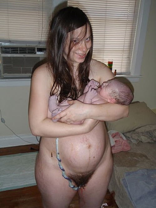 Teen giving birth