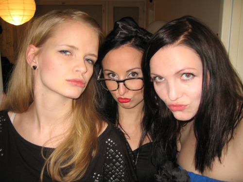 is it just us, or is there something almost horror-movie unsettling about these duckfaces from finland? agent provocateur