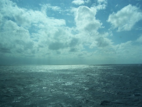 A view of the ocean.