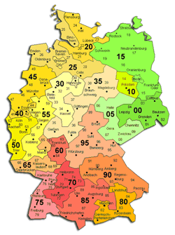 German Postcodes
