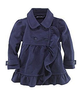 Trench Coats for Tots: The trench coat is timeless and gives any outfit the perfect bit of panache, and now they make them for babies! The thought of wearing one of these stylish coats over my favorite fall ensemble, along with my beloved Little Movers diaper, has me giddy as a schoolgirl! (via lilsugar)   - Tutu Couture, Fashion