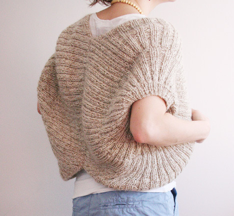 Knit a simple bolero: free knitting pattern :: allaboutyou.com