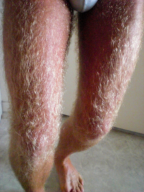Blond Hairy Legs 115