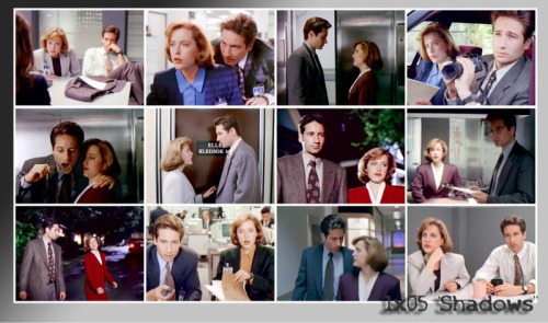 The X-Files Season 1 “Shadows” Mulder and Scully