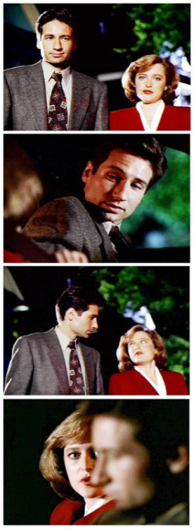 The X-Files Season 1 “Shadows” Mulder was so asking Scully on a date!