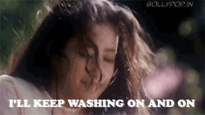 Manisha Koirala in an iconic facewash momentGuess which movie?