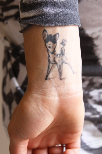 c-outure: love bambi’s tattoo so much 