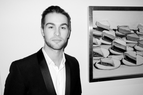 Chace Crawford at the Sotheby&#8217;s dinner.