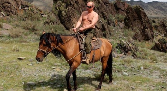Here’s A Picture Of Vladimir Putin Doing Manly
