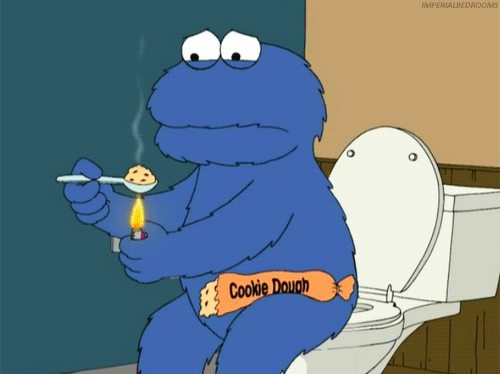 crack cookie monster cookie monster gif | WiffleGif