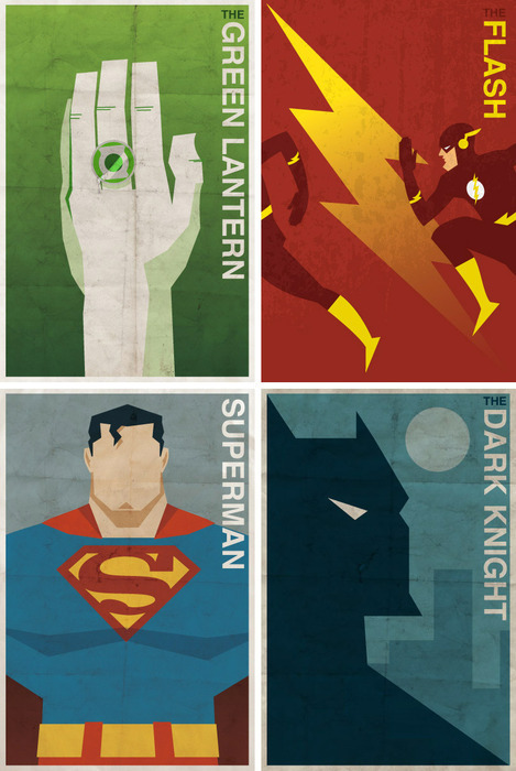 desenhos nerds super heróis