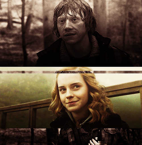  &#8220;Hermione, will you marry me?&#8221; Ron asked, looking very serious. &#8220;Er&#8230; what?&#8221; Hermione stood dumbstruck. &#8220;Will you marry me?&#8221; &#8220;Ron, are you serious?&#8221; Hermione asked, bewildered. &#8220;Yeah, &#8221; Ron replied, looking slightly worried by now. &#8220;Yes, okay. I will, Ron.&#8221; Hermione said, a slight smile crossing her face. Ron stood there for a while, with a hand on his heart. A smile began to form on his lips as he slowly reached out for the beautiful girl he&#8217;d known for a lifetime. 