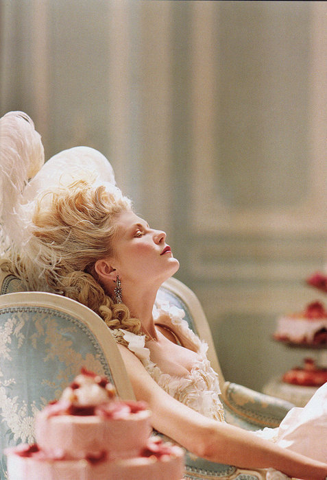 Kirsten Dunst in the movie Marie Antoinette