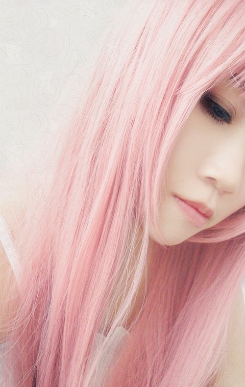 Pink Hair Asian 78
