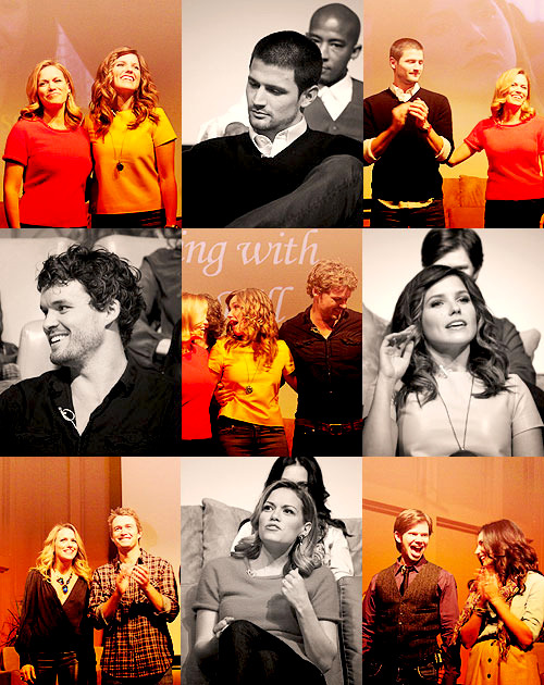  “An Evening with One Tree Hill”, October 30th, 2011. I can’t believe that this is probably the last time when we see them together like this: (