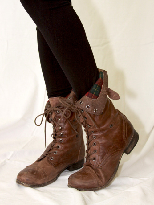 brown combat boots on Tumblr