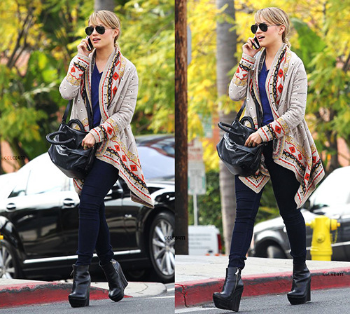 celeb411 :Dianna Agron out after having lunch in Los Angeles-Jan.11 