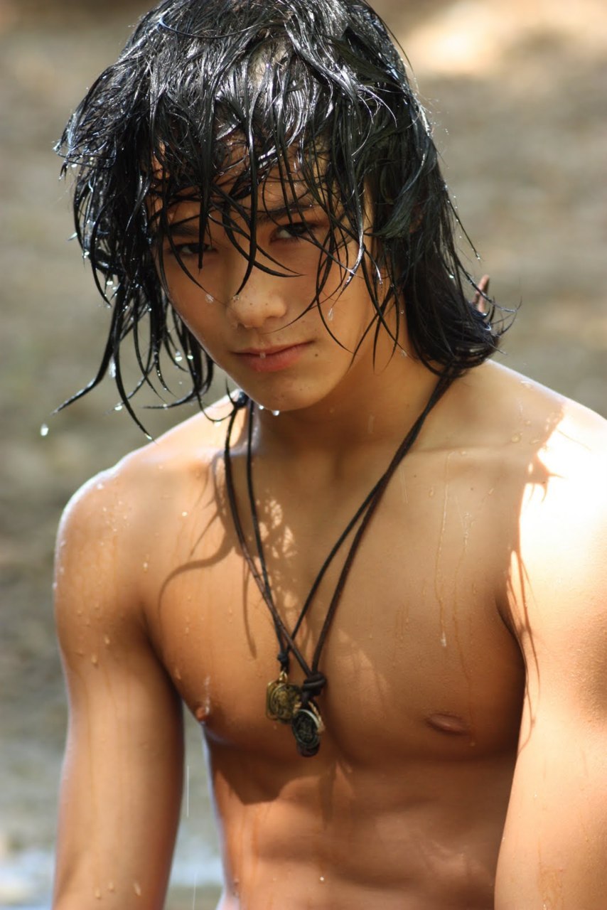 Young asian boy model