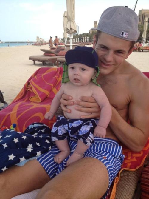 casillasandramos: Me and my little man posing! Who’s better looking? - via Jack Wilshere’s Twitter 
