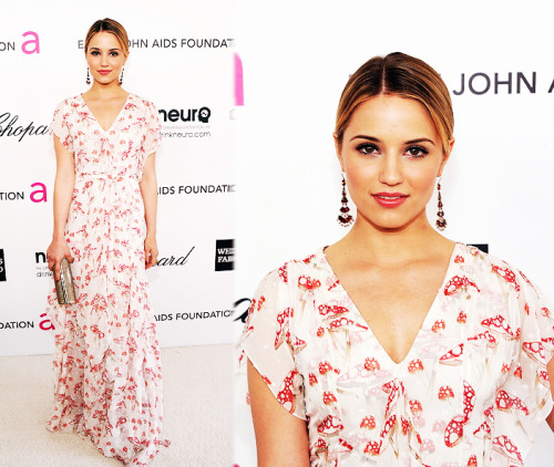 Dianna Agron arrives at the 20th Annual Elton John AIDS Foundation Academy Awards Viewing Party (Feb. 26)