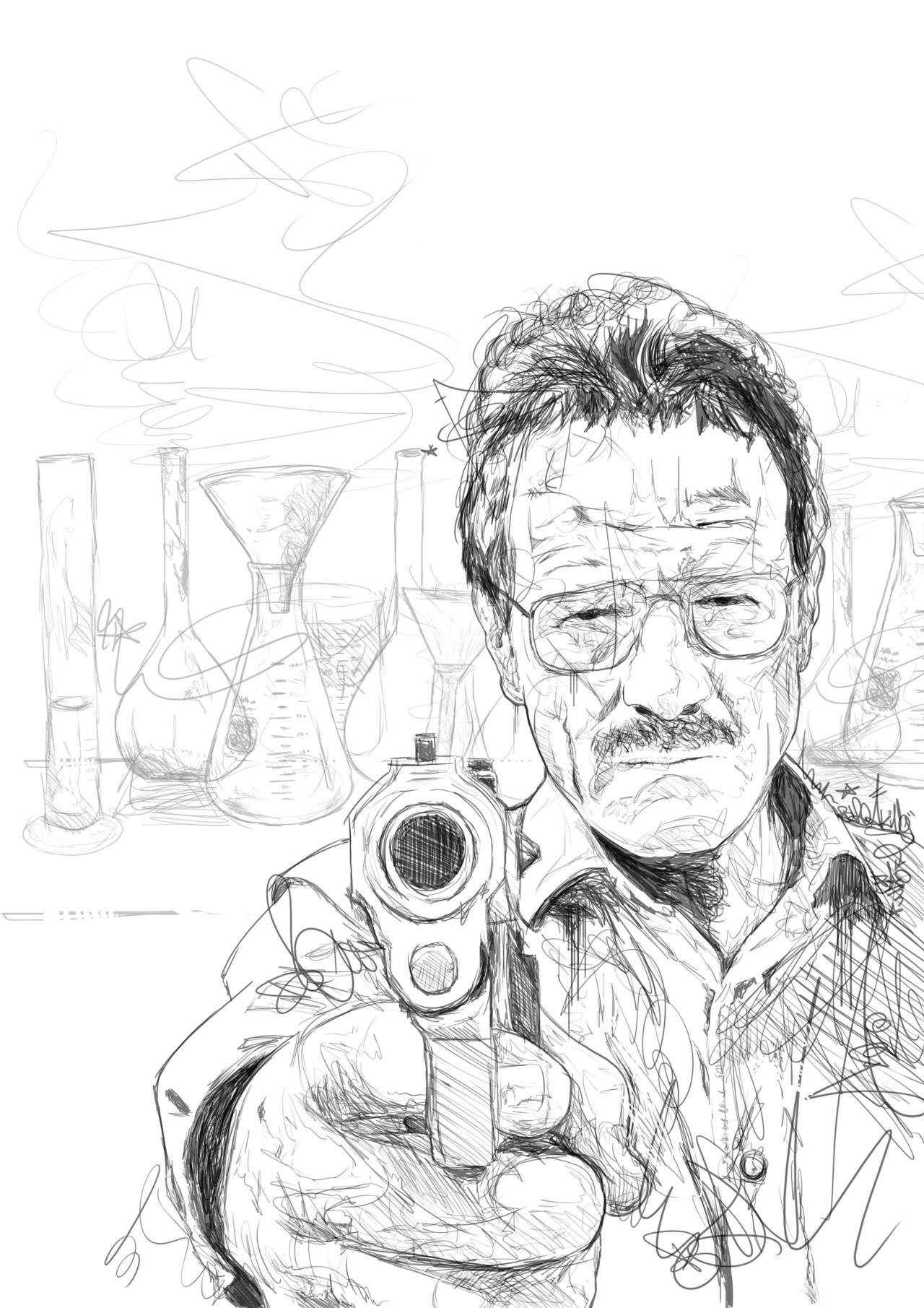 Breaking Bad sketch by Mister Giles Hope you like it, can see the various unfinished versions here: http://www.flickr.com/photos/pfg84/ Thank you for your consideration :)