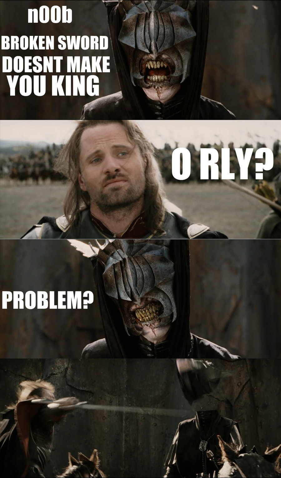 Nobody's fault but mine! • Lotr funny stuff! - sorry, dunno who did ...