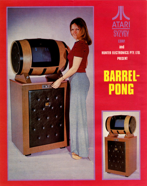 Atari Barrel-Pong ad (1973)