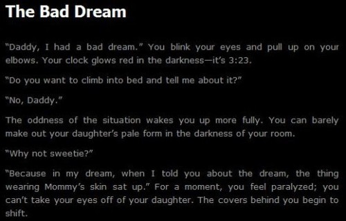 Like a bad dream