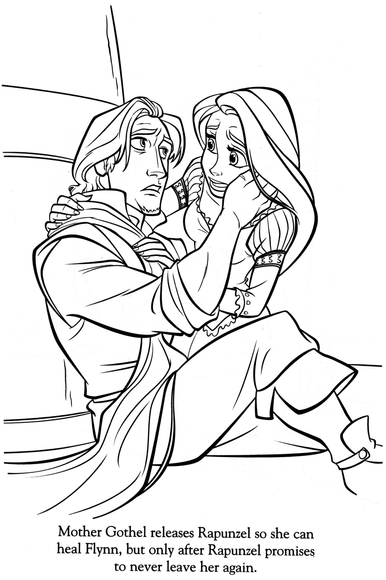 tangled eugene coloring pages - photo #15