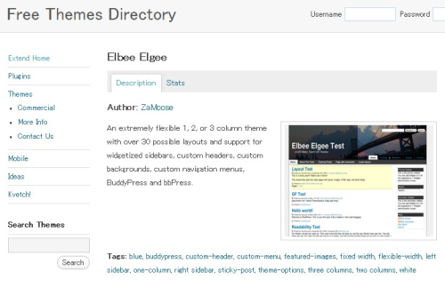 WordPress&#160;› Elbee Elgee «&#160;Free WordPress Themes
