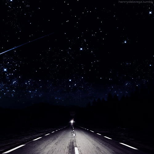 truly-enjoy-life: metalhearted: This is perfection. If you ever want to shut me up, let me ride shotgun, turn the music up, wind down the windows and drive me down a dark road under a starry sky. This is when I’m at my best. I have a passionate love affair with the way the world looks from a moving vehicle. Truth^^ 