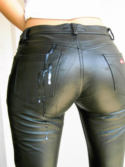 Cum On Her Leather Trousers 85
