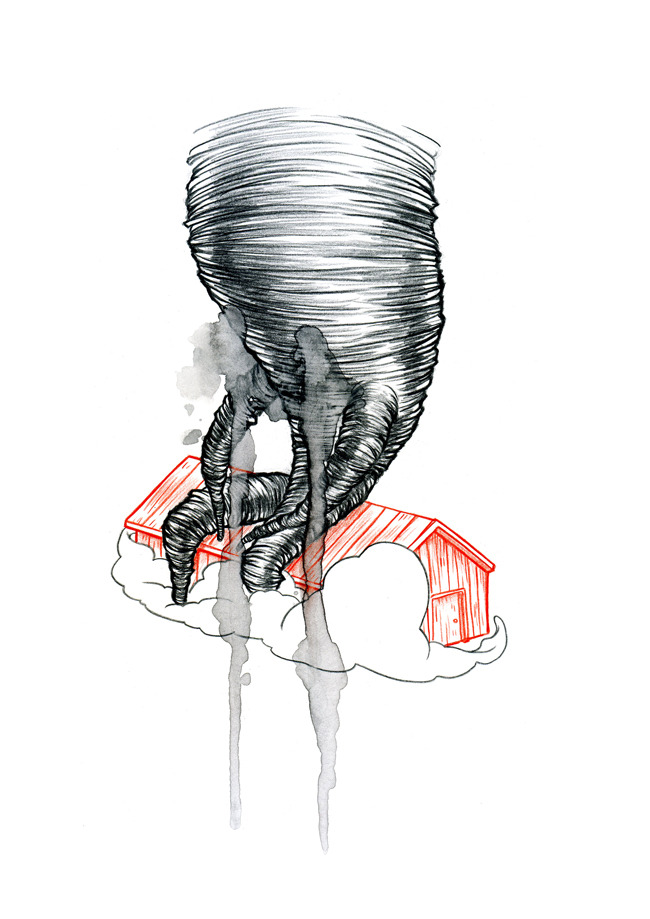 Sad Tornado by andreuzaragoza.tumblr.com See the whole project here!