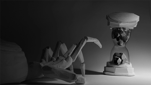 The Eagleman Stag by Mikey Please - a wonderful stop-motion animation using thousands of handmade foam models via booooooom