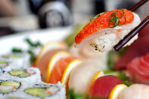 Подпись суши по Koi Эванстоне на Flickr.