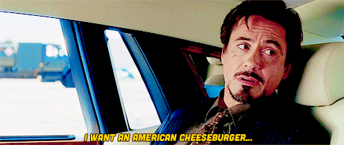 Résultat de recherche d'images pour "cheeseburger Iron Man gif"