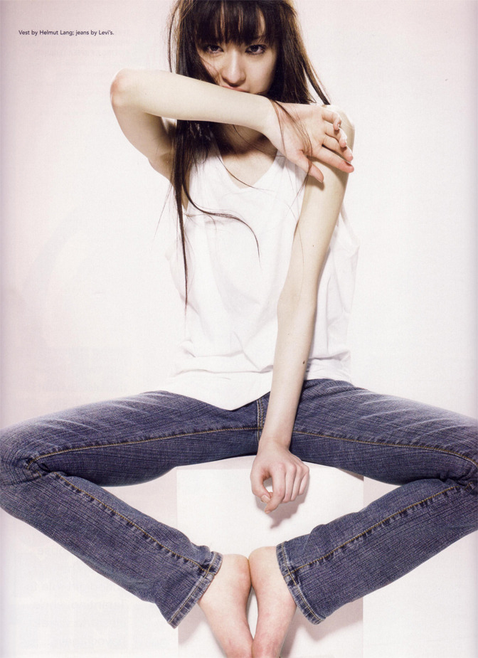 i-darchive: Chiaki Kuriyama by Karina Taira for i-D Magazine (#243) May 2004 