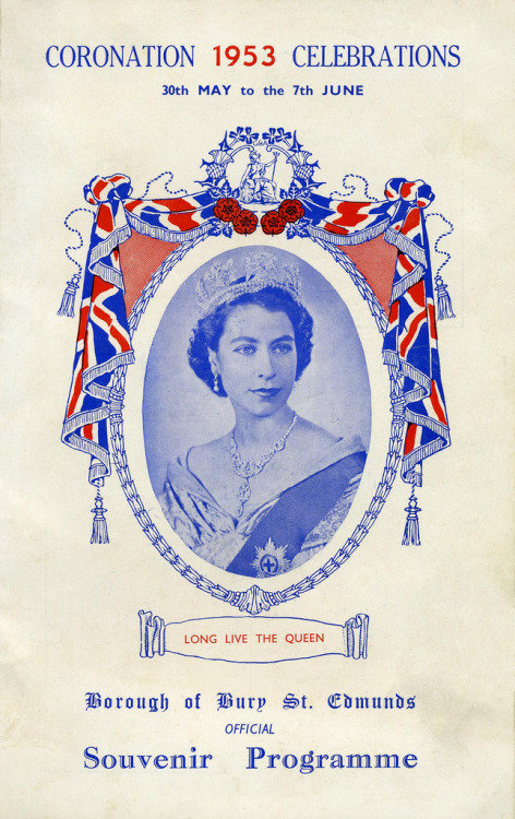 vintageembeddedinmysoul: Official souvenir programme for the 1953 coronation celebrations May 30th-June 7th 